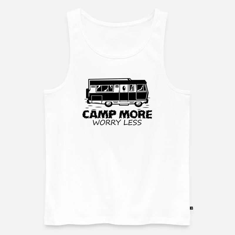 camper - Männer Premium Bio Tank Top - Weiß