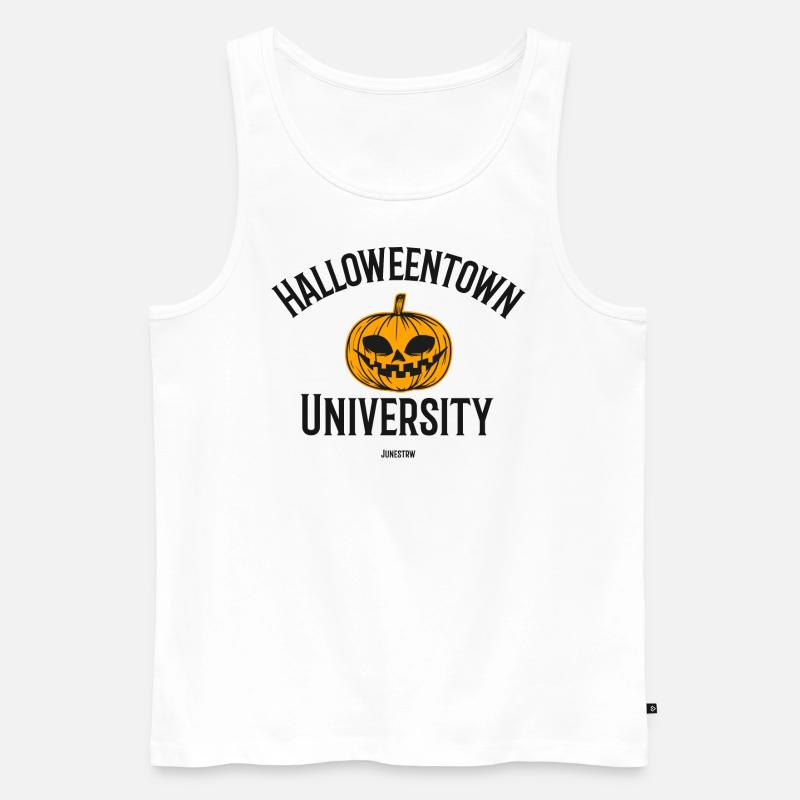 Halloweentown University - Männer Premium Bio Tank Top - Weiß