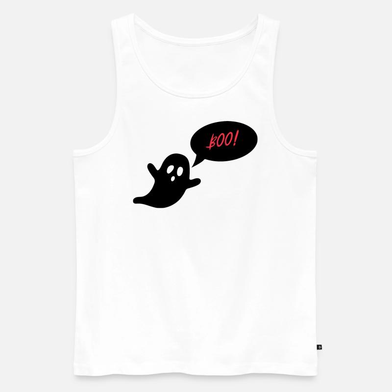 Kleiner Geist - Männer Premium Bio Tank Top - Weiß