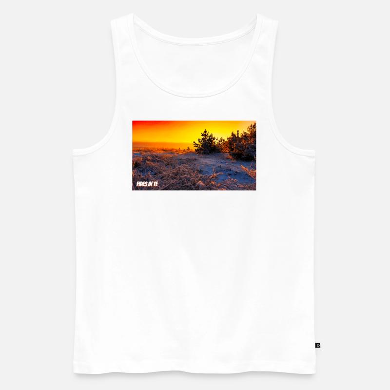 Zeitlos - Männer Premium Bio Tank Top - Weiß