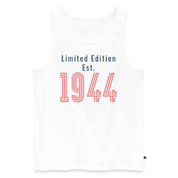 Édition limitée 1944 anniversaire - Débardeur bio Premium Homme - blanc - Devant - Michal (187cm)