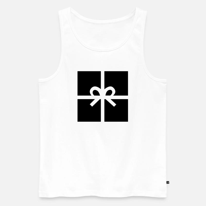 Geschenk - Männer Premium Bio Tank Top - Weiß