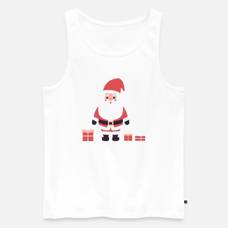 Weihnachtsmann - Männer Premium Bio Tank Top - Weiß