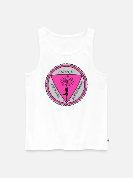 Aura Druck2 - Männer Premium Bio Tank Top - Weiß