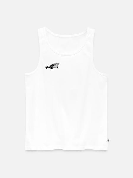 Minimalistischer Rc Buggy - Männer Premium Bio Tank Top - Weiß