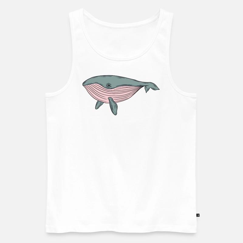 wal2 - Männer Premium Bio Tank Top - Weiß