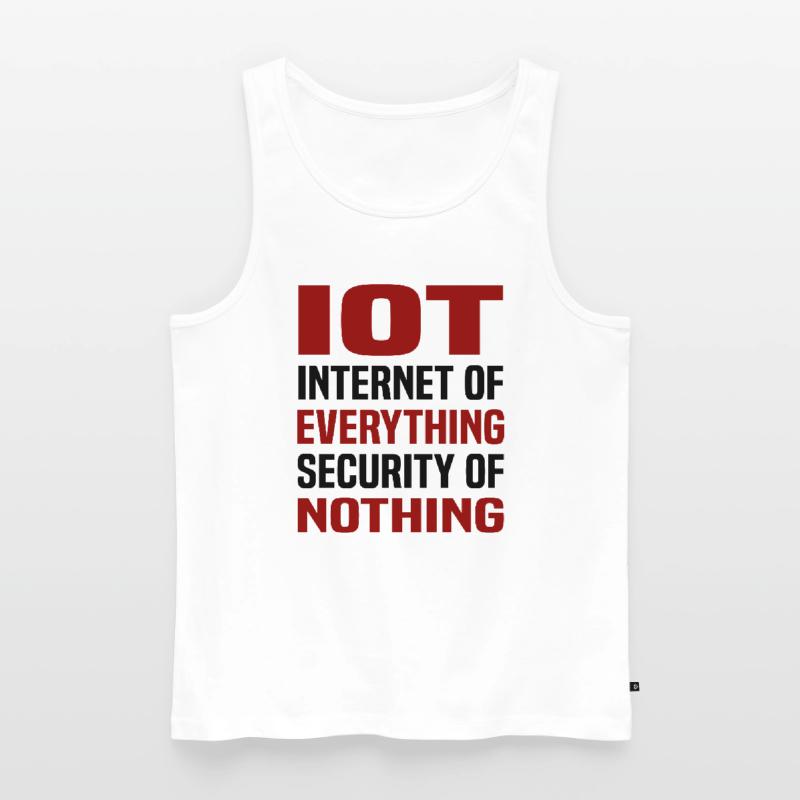 Internet Des Objets IOT Programmeur Admin IT Débardeur bio Premium Homme