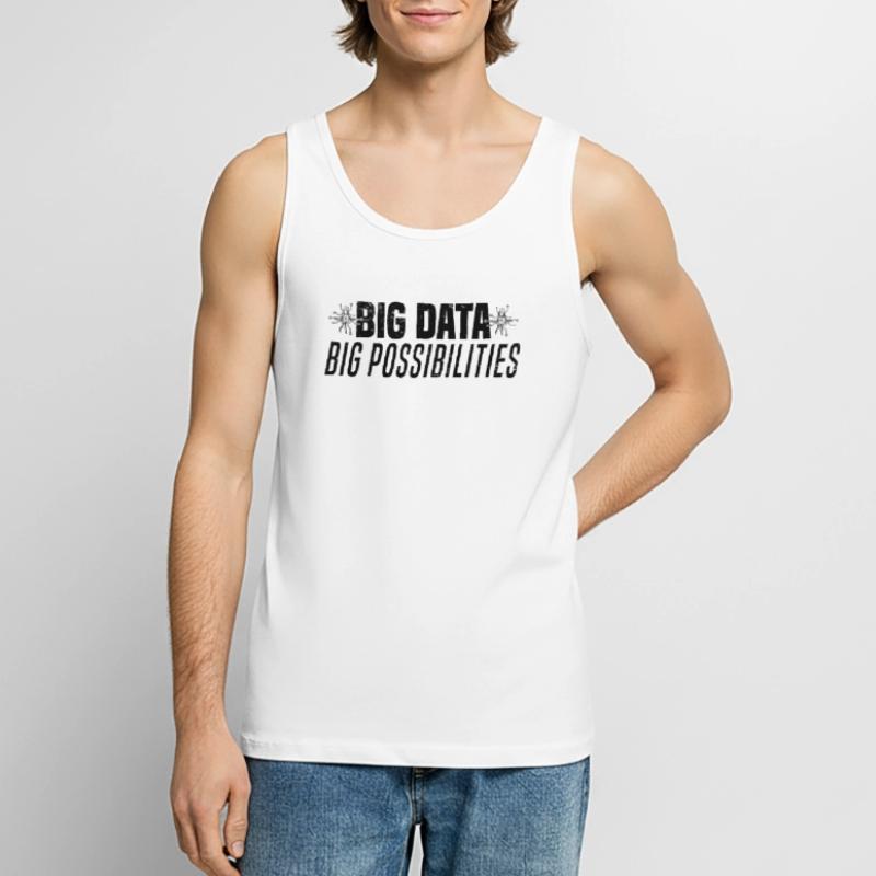 Internet des objets Programmeur IOT Admin IT Débardeur bio Premium Homme
