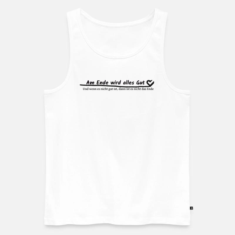 BT. - Am Ende - Männer Premium Bio Tank Top - Weiß