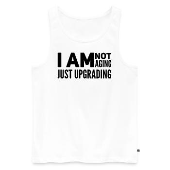 50. Geburtstag Geschenkidee - Männer Premium Bio Tank Top - Weiß - Vorne - Michal (187cm)