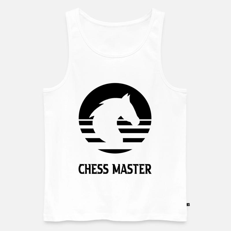 Chess - Männer Premium Bio Tank Top - Weiß