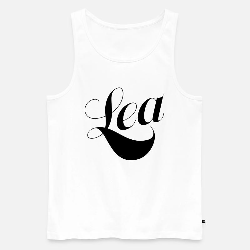 Lea - Männer Premium Bio Tank Top - Weiß