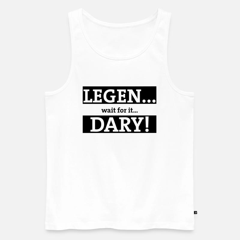 legendary - Männer Premium Bio Tank Top - Weiß