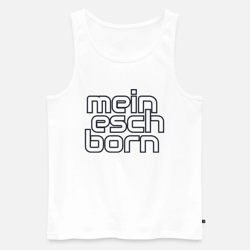 mein Eschborn - Männer Premium Bio Tank Top - Weiß
