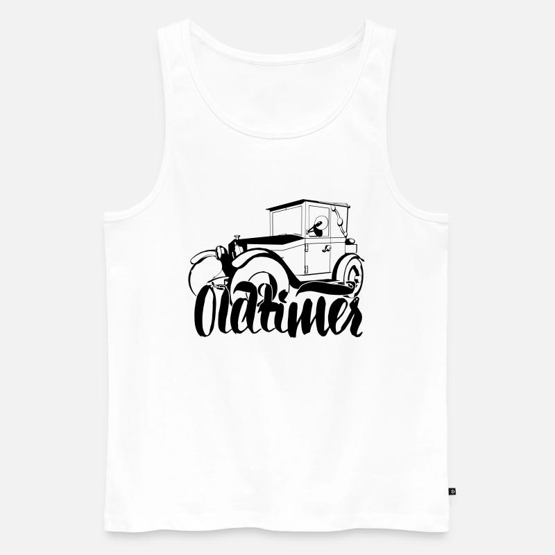 Oldtimer - Männer Premium Bio Tank Top - Weiß