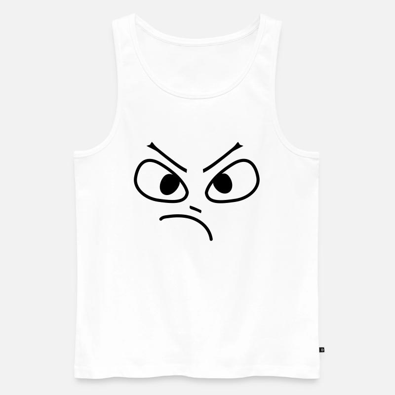 grantler - Männer Premium Bio Tank Top - Weiß