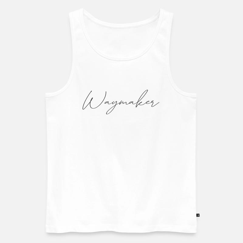 waymaker - Männer Premium Bio Tank Top - Weiß