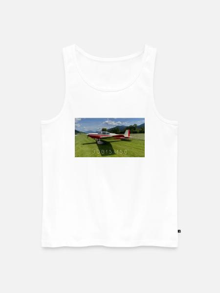 JOB15 - PARKING POSITION - Männer Premium Bio Tank Top - Weiß