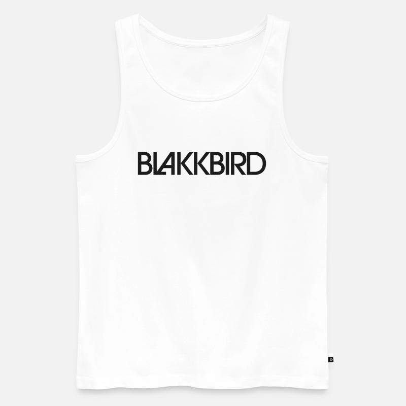 blakkbird frontline - Männer Premium Bio Tank Top - Weiß