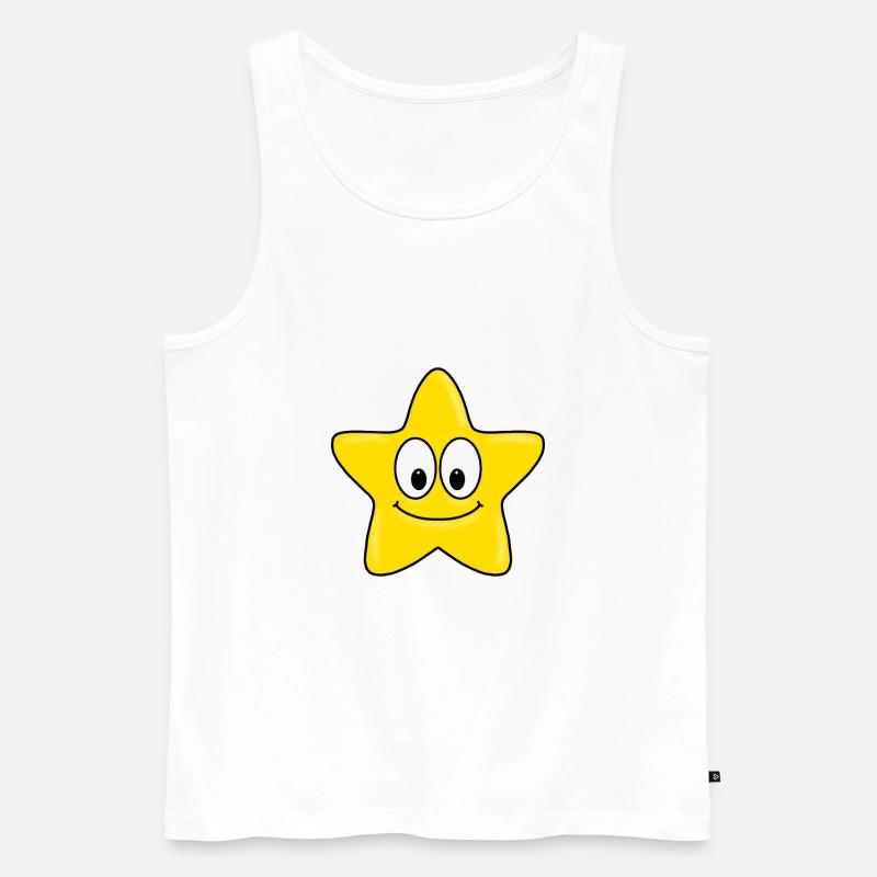 STERN - KINDER - BABYS - GESCHENKIDEEN - Männer Premium Bio Tank Top - Weiß