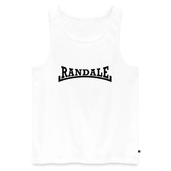 Style de Rampage - Débardeur bio Premium Homme - blanc - Devant - AI Model Male 178 light (178cm)