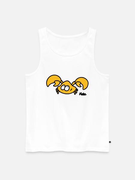Krebs (3c) - Männer Premium Bio Tank Top - Weiß