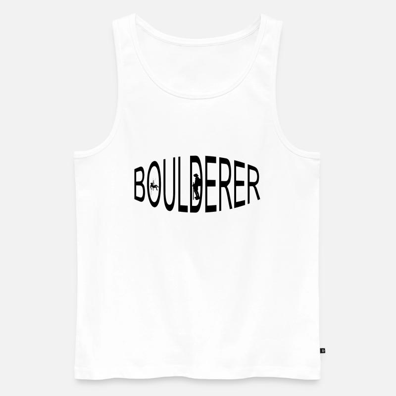 climbing - Männer Premium Bio Tank Top - Weiß
