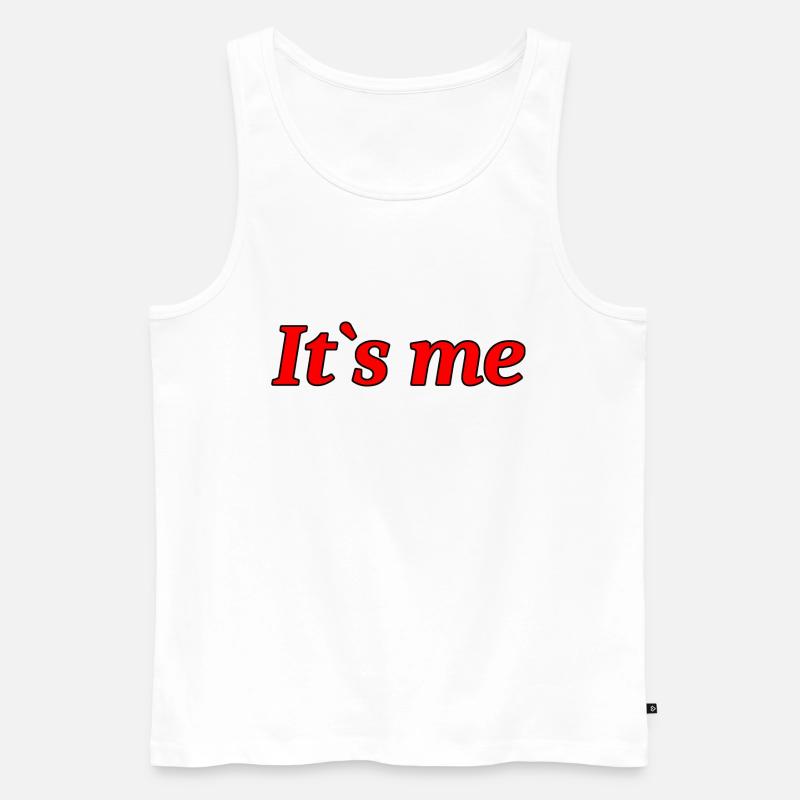 it's me - Männer Premium Bio Tank Top - Weiß