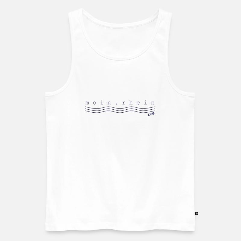 LISD_moin_rhein - Männer Premium Bio Tank Top - Weiß