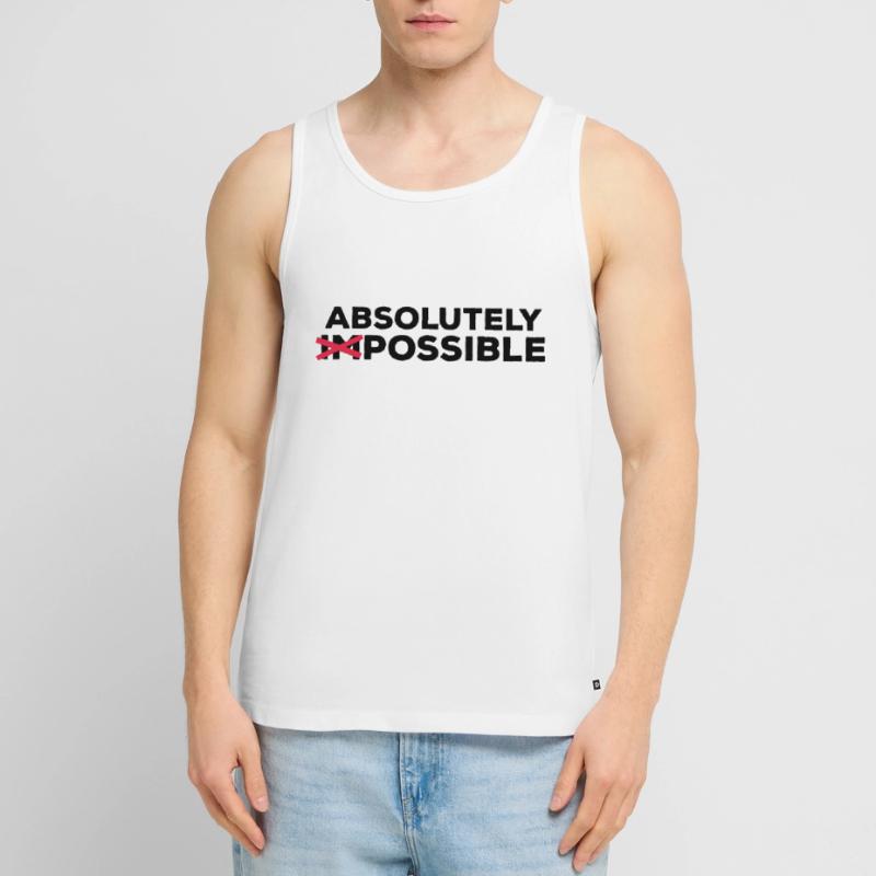 absolutely possible possible way out solution Optimist Men's Premium Organic Tank Top