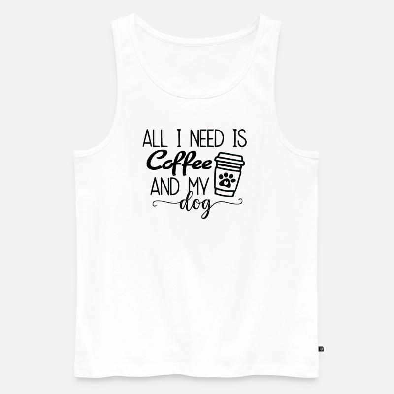 All I need - Männer Premium Bio Tank Top - Weiß