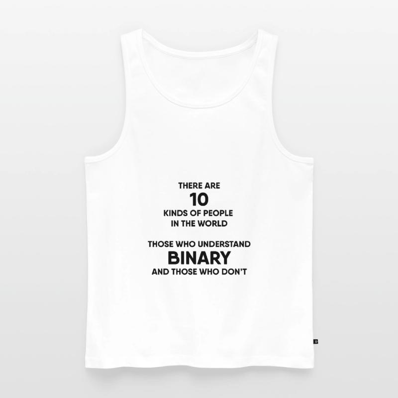 Programmer - Binary system Men's Premium Organic Tank Top