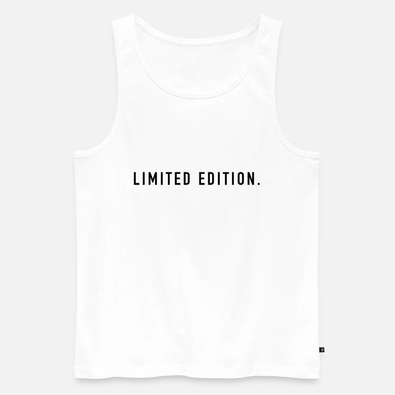 Limited Edition - Männer Premium Bio Tank Top - Weiß