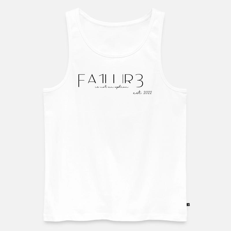 FA1LUR3 - Männer Premium Bio Tank Top - Weiß