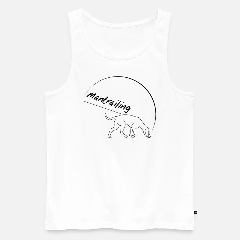 MT1 2 1 - Männer Premium Bio Tank Top - Weiß
