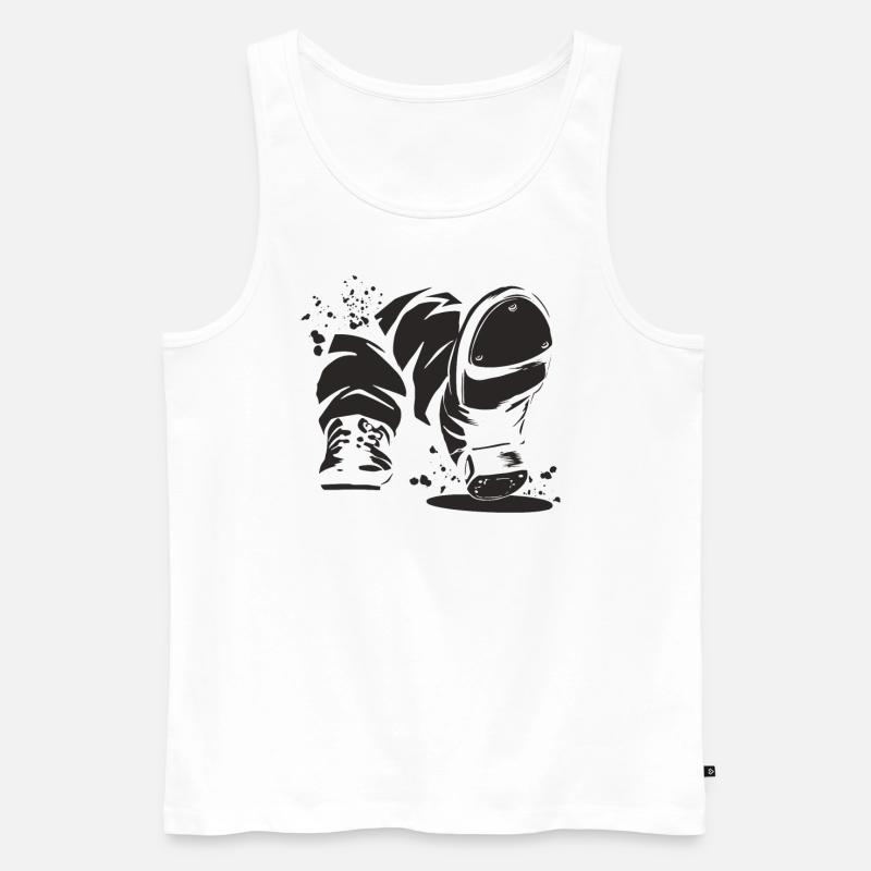 Stepptänzer Stepptanzen Kinder Stepptanz - Männer Premium Bio Tank Top - Weiß