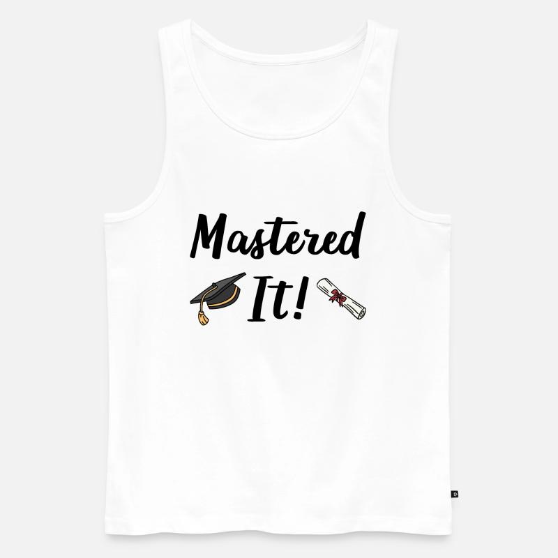 Mastered It I - Männer Premium Bio Tank Top - Weiß
