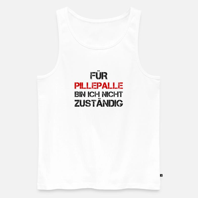 arbeit, sprüche, geschenk, geschenkidee, büro - Männer Premium Bio Tank Top - Weiß