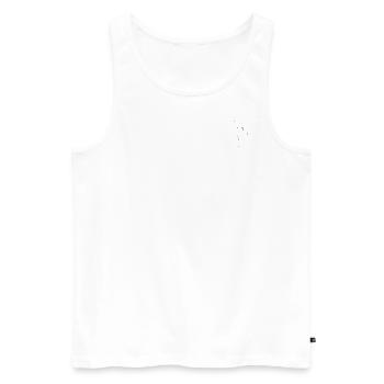 Delicate gesture of love - Men's Premium Organic Tank Top - white - Front - AI Model Male 178 light (178cm)