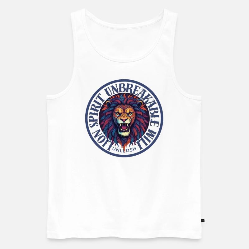 Unbreakable Will - Männer Premium Bio Tank Top - Weiß
