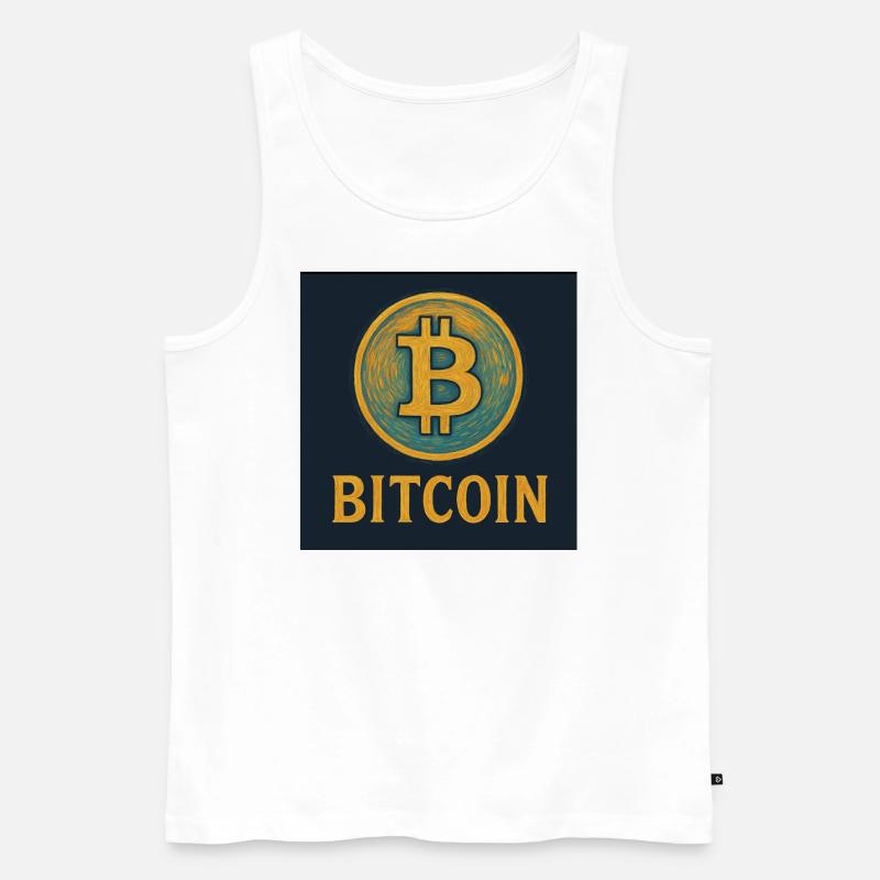 Bitcoin fixes this - Männer Premium Bio Tank Top - Weiß