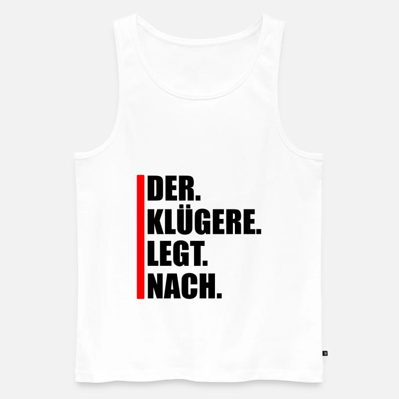 Rave Raver Techno - Männer Premium Bio Tank Top - Weiß