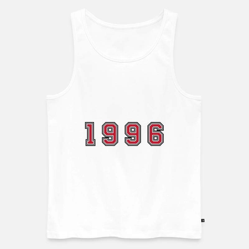 Numéro de l’année 1996 - Débardeur bio Premium Homme - blanc