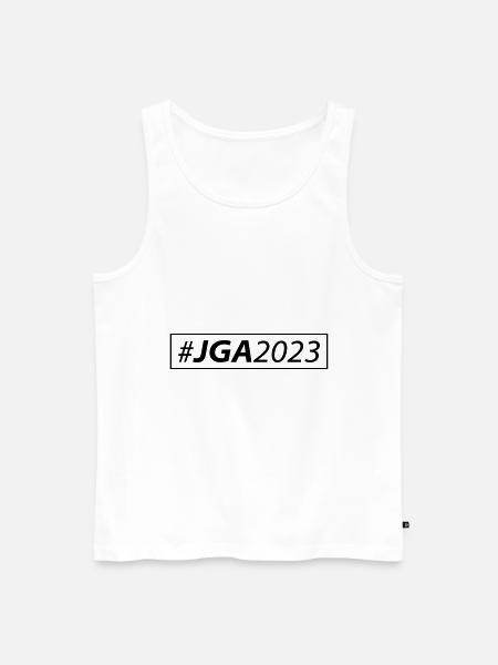 Jga 2023 Junggesellenabschied - Männer Premium Bio Tank Top - Weiß