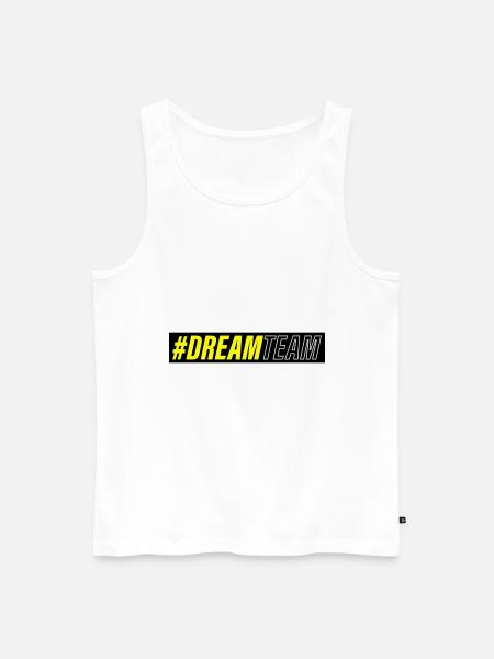 Dream Team - Men's Premium Organic Tank Top - white