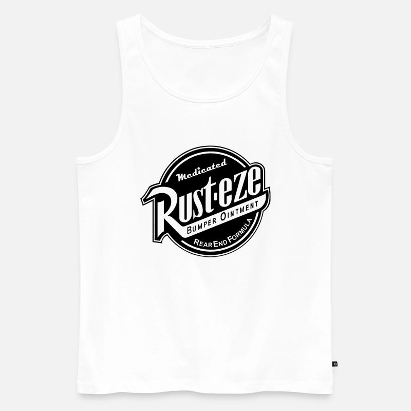 Rusteze Medicated Rust-eze Bumper Ointment, - Men's Premium Organic Tank Top - white
