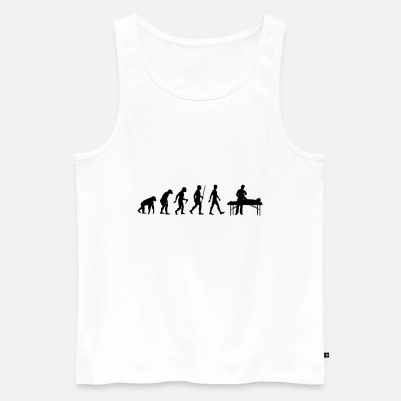 Physiotherapie Evolution Physio Physiotherapeut - Männer Premium Bio Tank Top - Weiß