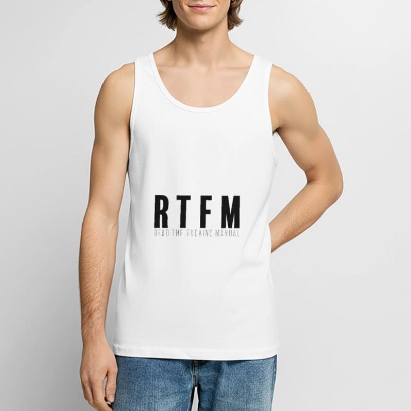 Admin Administrator Computer Science Computer Men's Premium Organic Tank Top