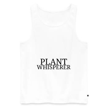 Planter - Débardeur bio Premium Homme - blanc - Devant - AI Model Male 178 light (178cm)