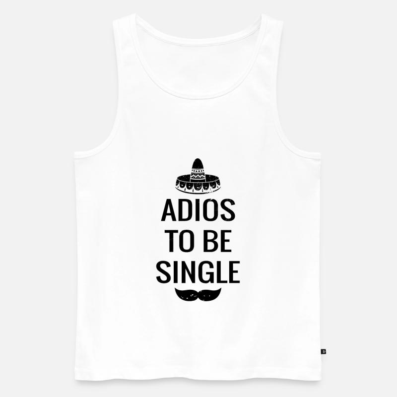 Junggesellen Abschied Party Männer - Männer Premium Bio Tank Top - Weiß